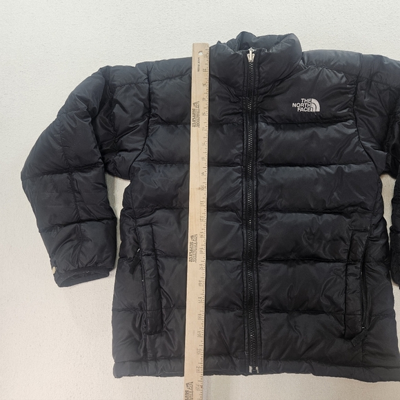 The North Face 550 Down Jacket Boys M 10/12 Black Puffer - Picture 5 of 9